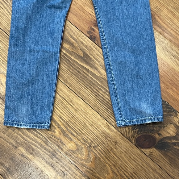 Levi's Classic Blue Women's Crisscross Overalls Size Small Heritage - Picture 10 of 10